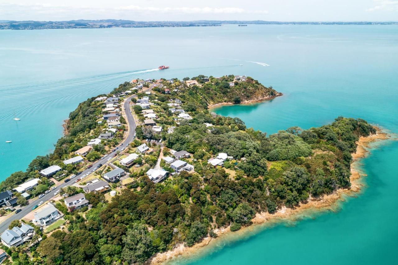 Ocean View Villa Te Whau Bay Ngoại thất bức ảnh